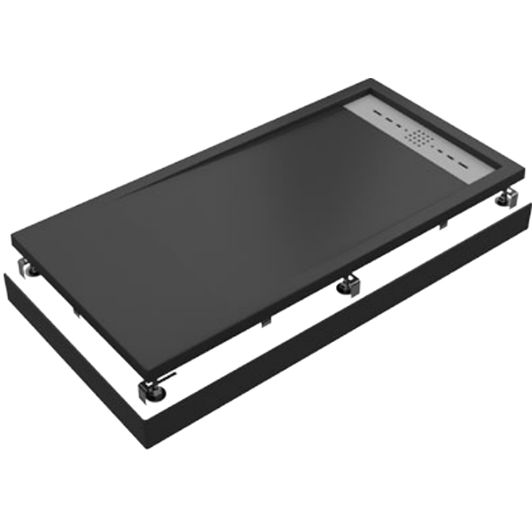 

Душевой поддон из искусственного камня Good Door Stella 120x80 ЛП00066 Черный