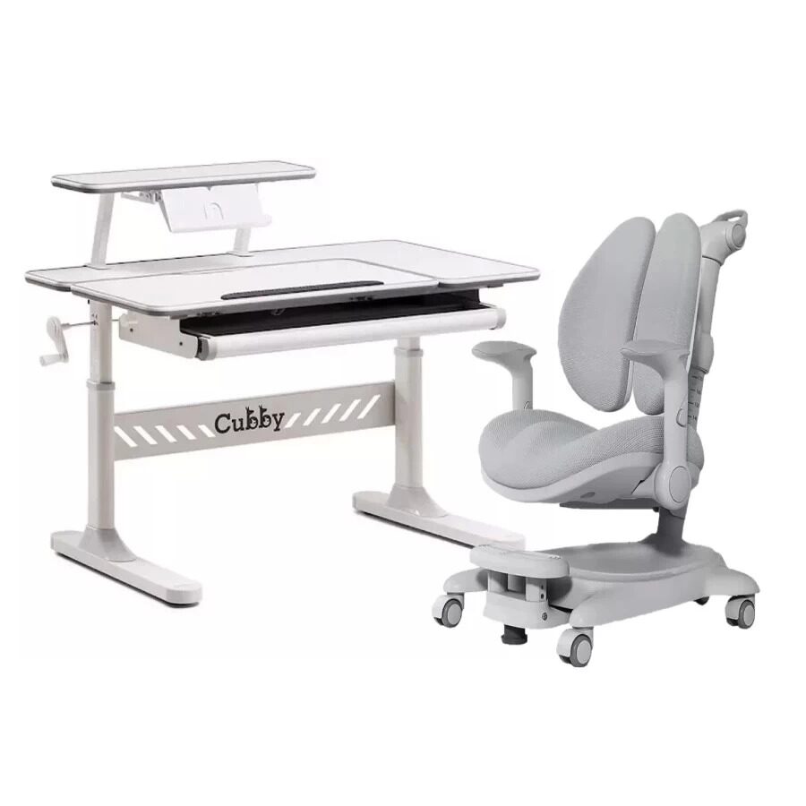 

Комплект Cubby парта Tulipa Grey + кресло Arnica Grey 190041222744, Серый