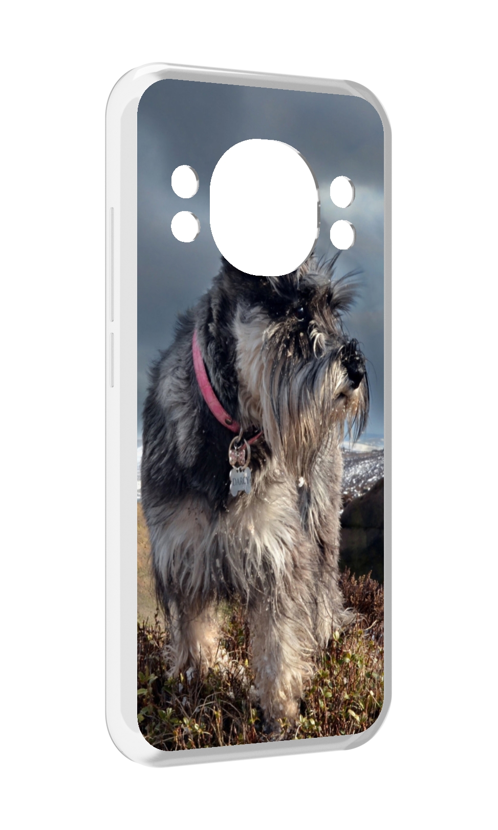 

Чехол MyPads ризеншнауцер 2 для Doogee S98 / S98 Pro, Прозрачный, Tocco