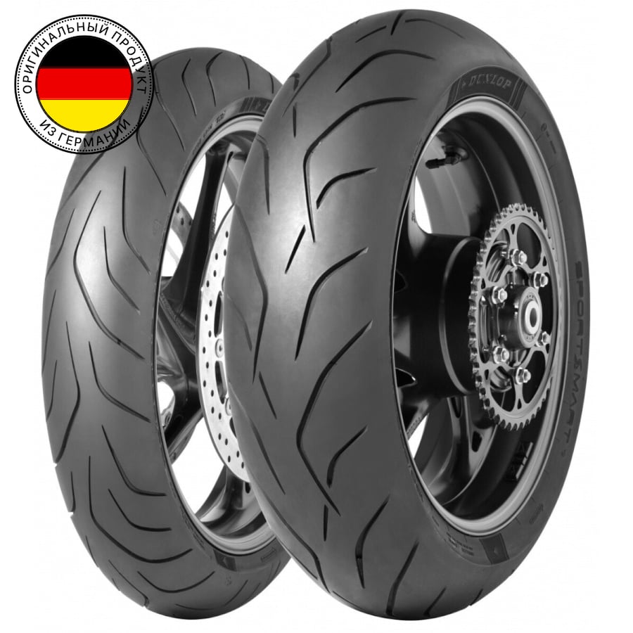

Мотошины летние Dunlop Sportsmart MK3 190/55 R17 (75W) (Z)W, Sportsmart MK3