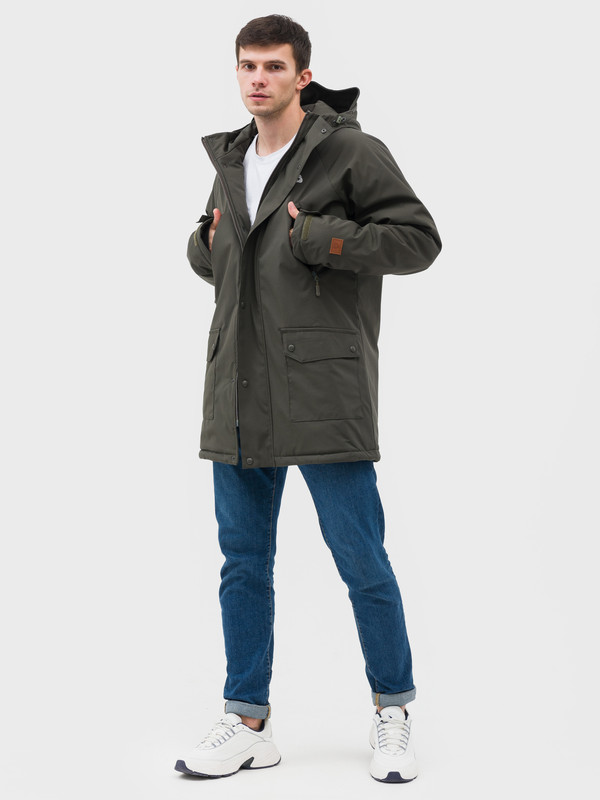 Куртка мужская CosmoTex Норвегия Зима хаки 120-124/182-188