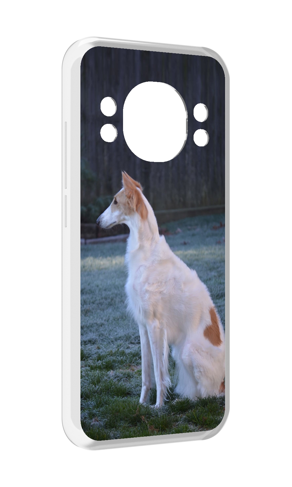 

Чехол MyPads русская псовая борзая для Doogee S98 / S98 Pro, Прозрачный, Tocco