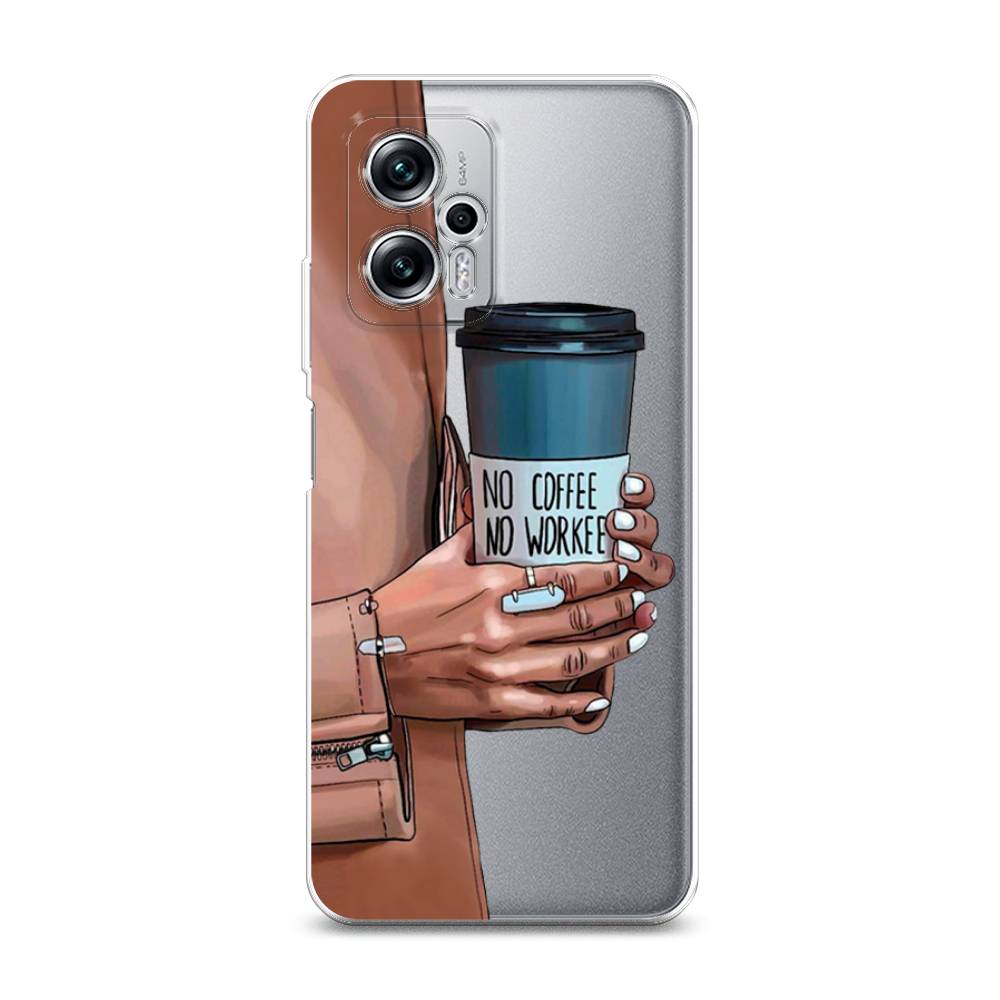 

Чехол Awog на Poco X4 GT/Redmi Note 11T Pro/11T Pro Plus "No coffee", Разноцветный, 315250-7