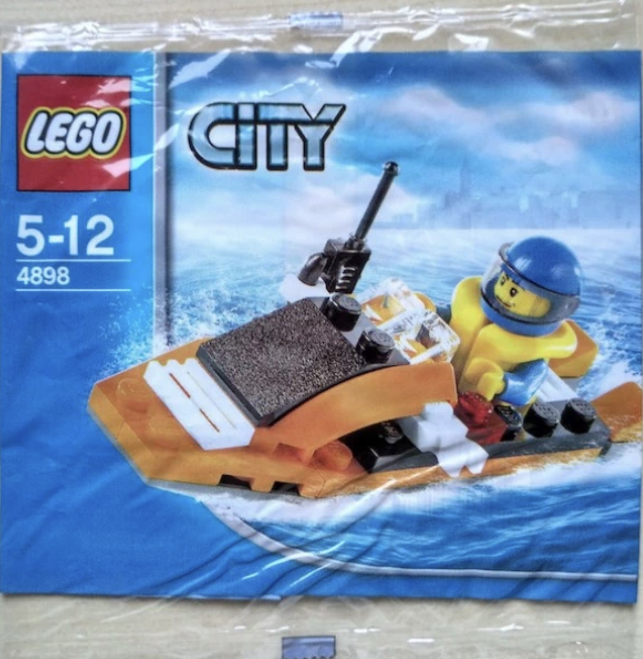Конструктор LEGO City pollybag Катер береговой охраны 4898 35 дет конструктор lego city coast guard патруль береговой охраны 60014