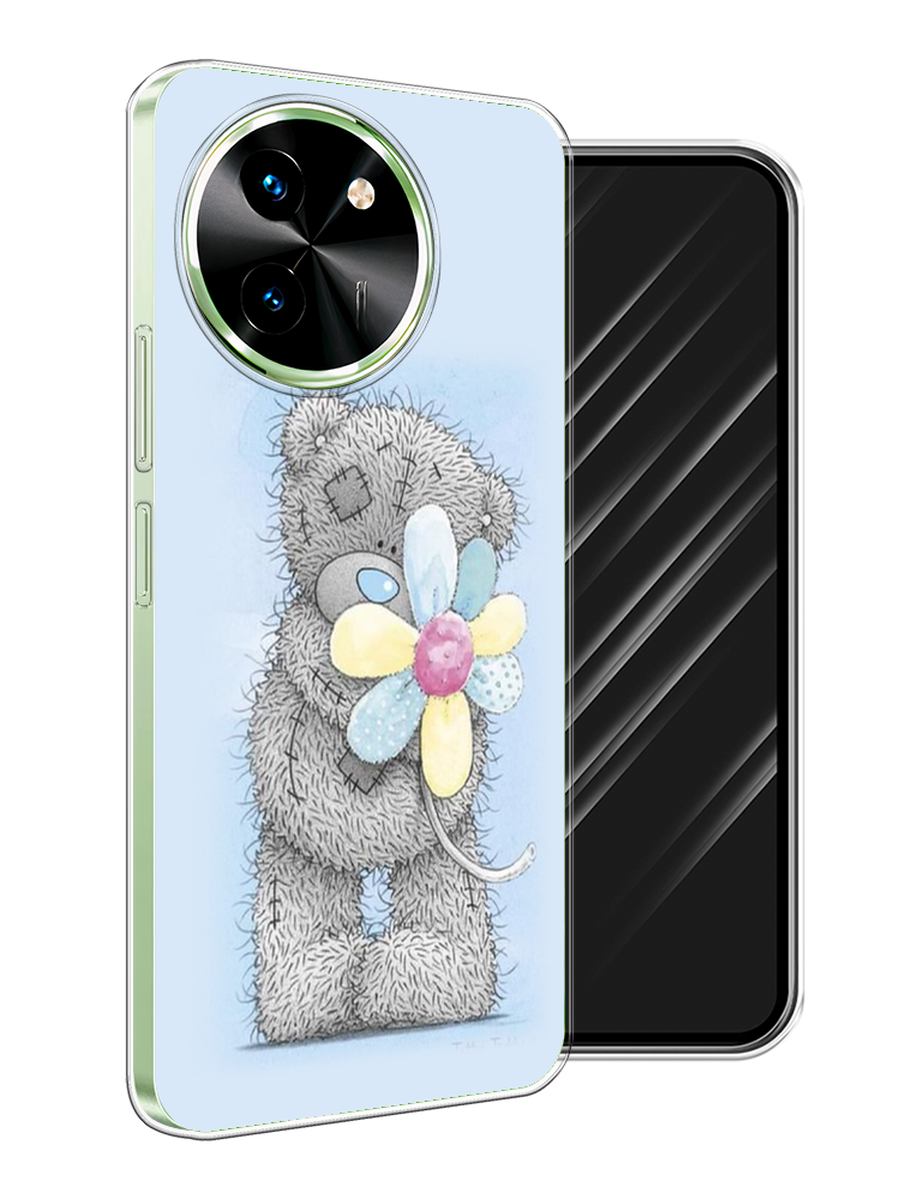 

Чехол Awog на Vivo T3x/Y38 5G "Me to you с ромашкой", Голубой;серый;желтый, 2610650-1