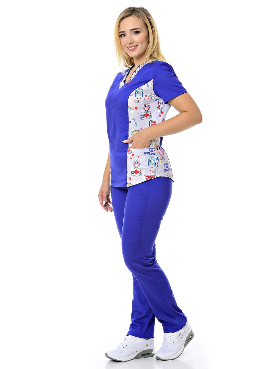 

Костюм медицинский женский MedicalWear Сара 100 синий 44 RU, Сара 100