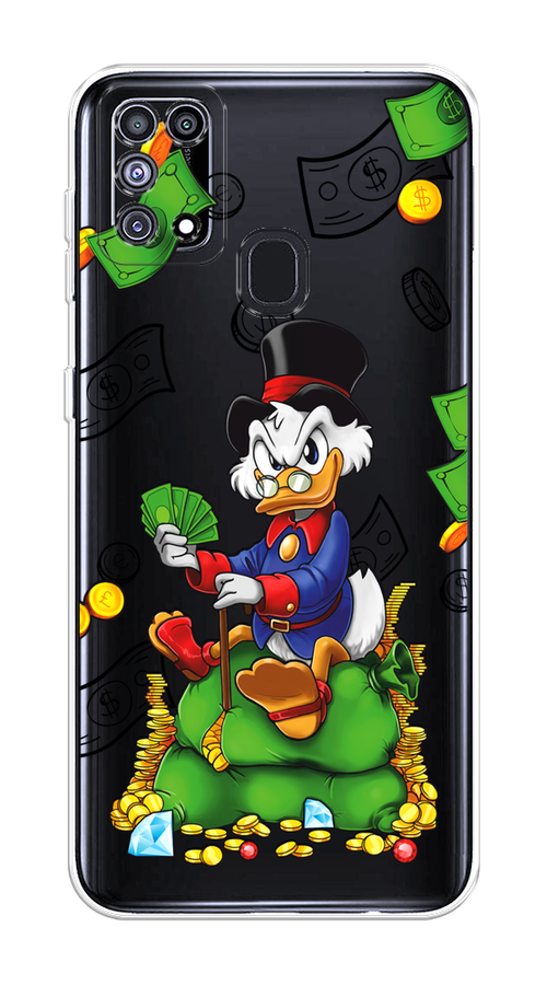 

Чехол на Samsung Galaxy M31 "Scrooge Richness", Черный;синий;зеленый, 2100750-1