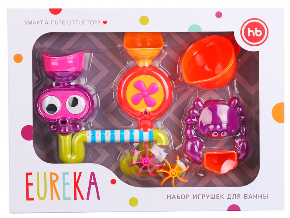 фото Набор игровой happy baby eureka для ванной 32005