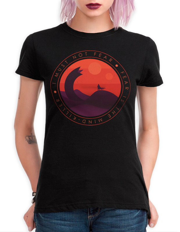 

Футболка женская Dream Shirts Дюна 9899110111 черная 3XL, Дюна 9899110111