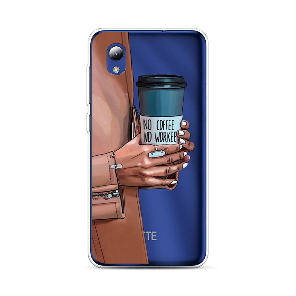 

Чехол Awog на ZTE Blade A31 Lite / ЗТЕ Блэйд A31 Lite "No coffee", Разноцветный, 134750-7