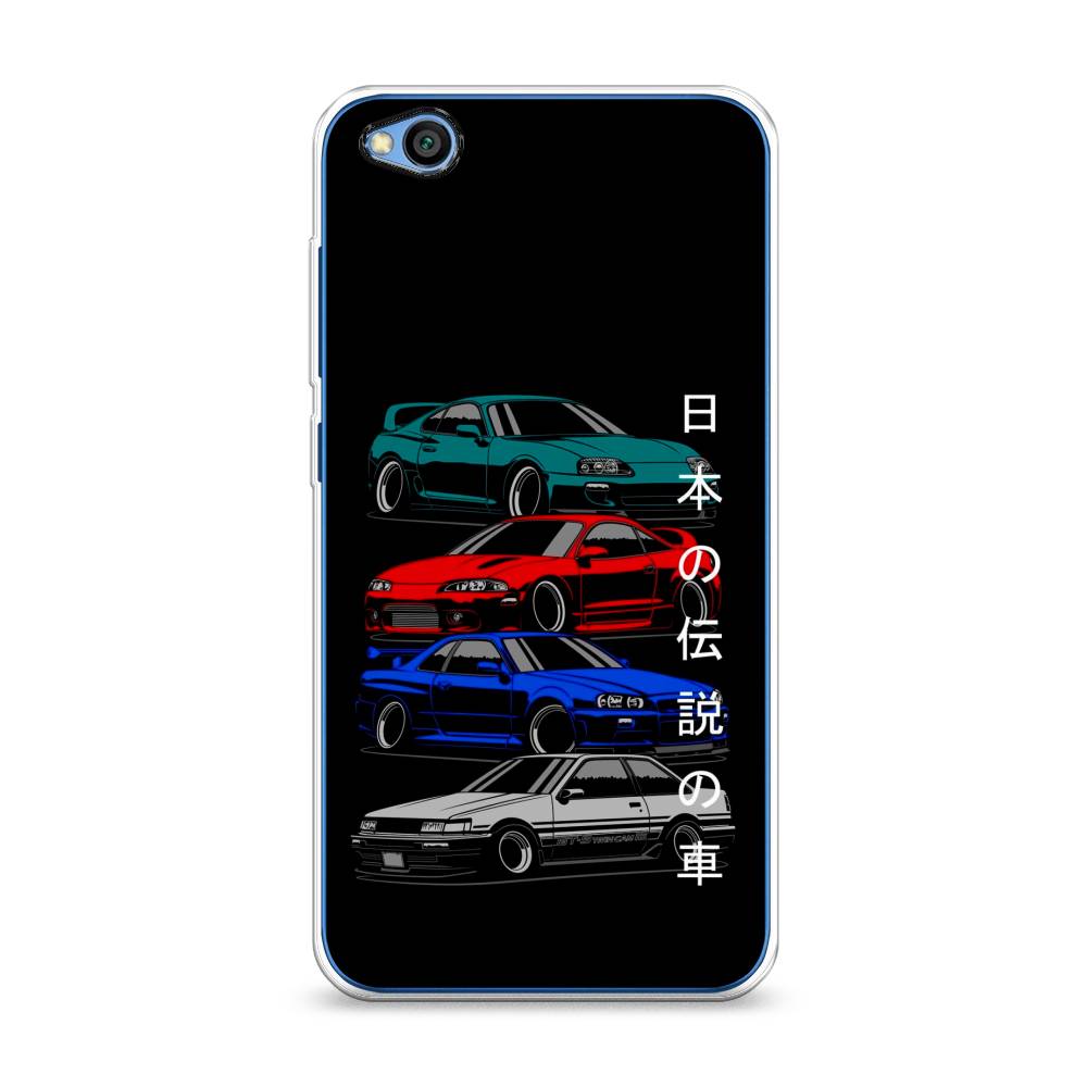 

Чехол Awog на Xiaomi Redmi Go "JDM Legend cars", Разноцветный, 35150-5