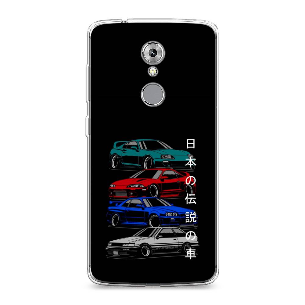 

Чехол Awog на ZTE Axon 7 / ЗТЕ Axon 7 "JDM Legend cars", Разноцветный, 131450-5