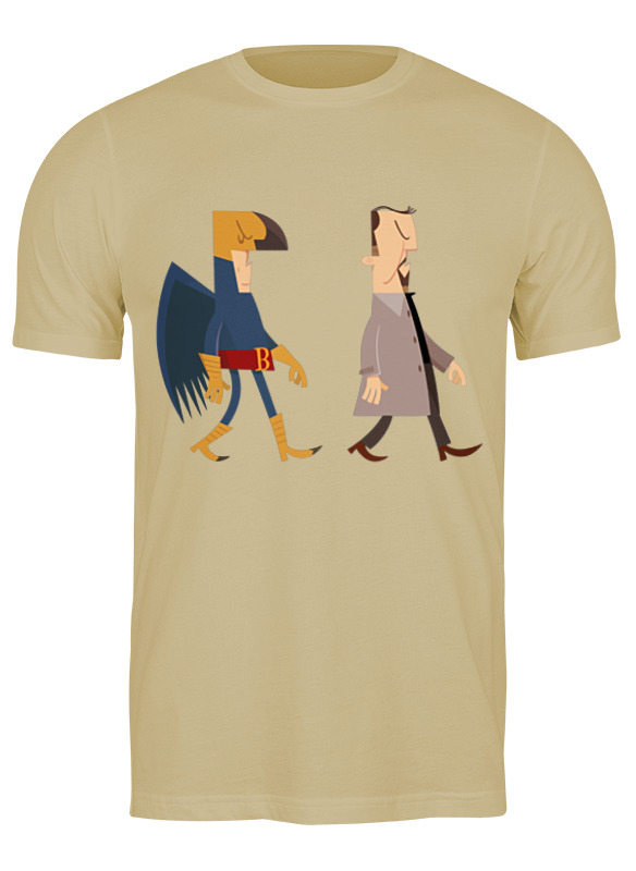 

Футболка мужская Printio Бёрдмэн (birdman) бежевая 2XL, Бежевый, Бёрдмэн (birdman)