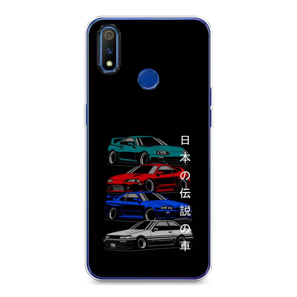 

Чехол Awog на Realme 3 Pro "JDM Legend cars", Разноцветный, 251250-5