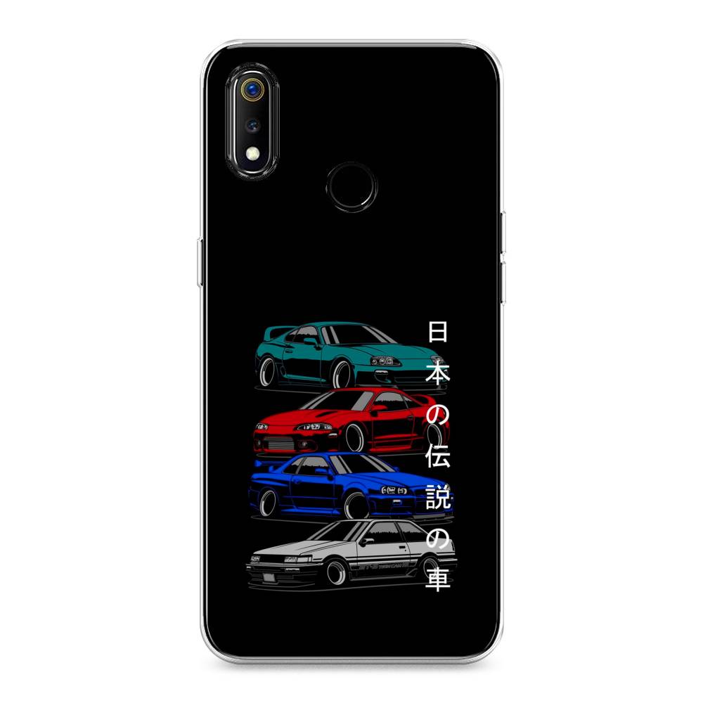 

Чехол Awog на Realme 3 "JDM Legend cars", Разноцветный, 251050-5