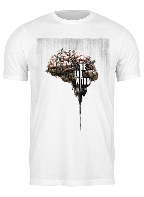 

Футболка мужская Printio The evil within белая 3XL, Белый, The evil within