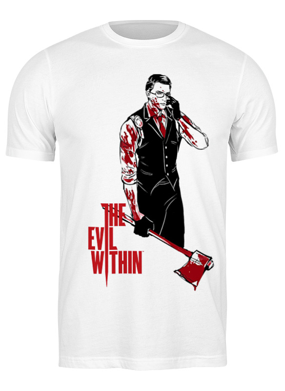 

Футболка мужская Printio The evil within белая 3XL, Белый, The evil within