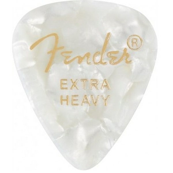 

Медиатор FENDER 351 Shape Premium Picks Extra Heavy White Moto 12 Count, 351 Shape Premium Picks Extra Heavy White Moto 12 Count
