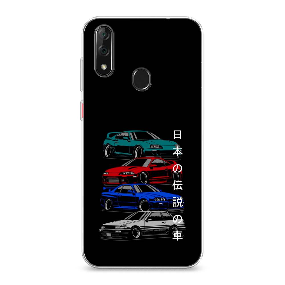 

Чехол Awog на ZTE Blade V10 / ЗТЕ Блэйд V10 "JDM Legend cars", Разноцветный, 132750-5