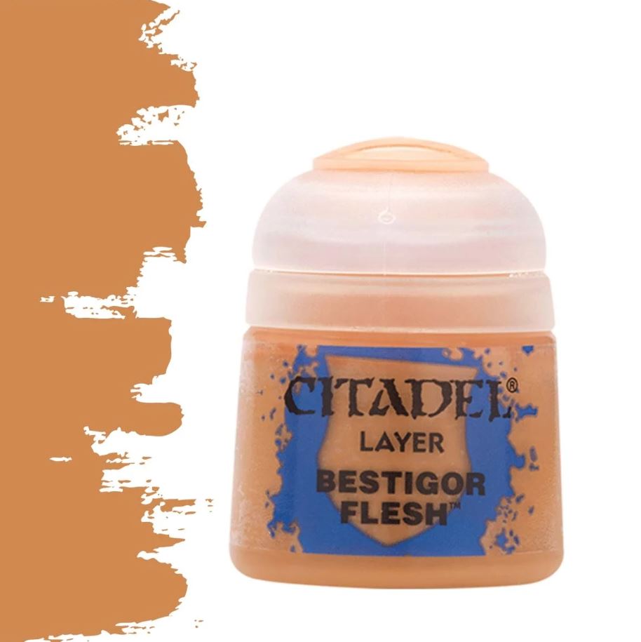 

Краска акриловая Games Workshop Citadel Layer Bestigor Flesh 22-38, 12 мл, Bestigor Flesh