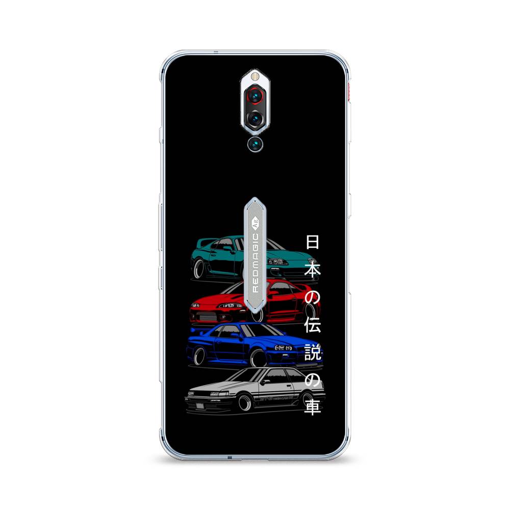 

Чехол Awog на ZTE Red Magic 5S / ЗТЕ Red Magic 5S "JDM Legend cars", Разноцветный, 134250-5