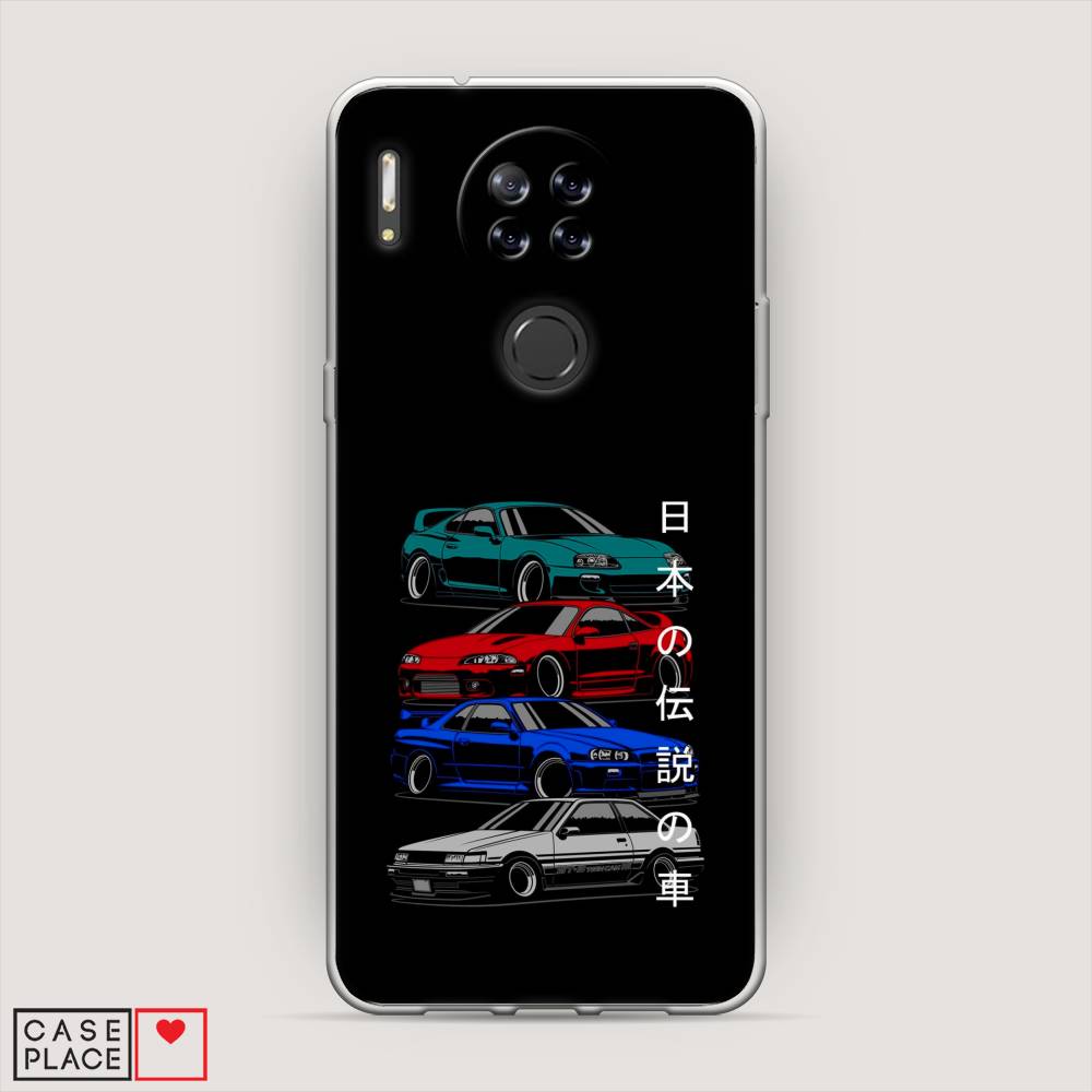 

Чехол Awog на Blackview A80 "JDM Legend cars", Разноцветный, 280150-5