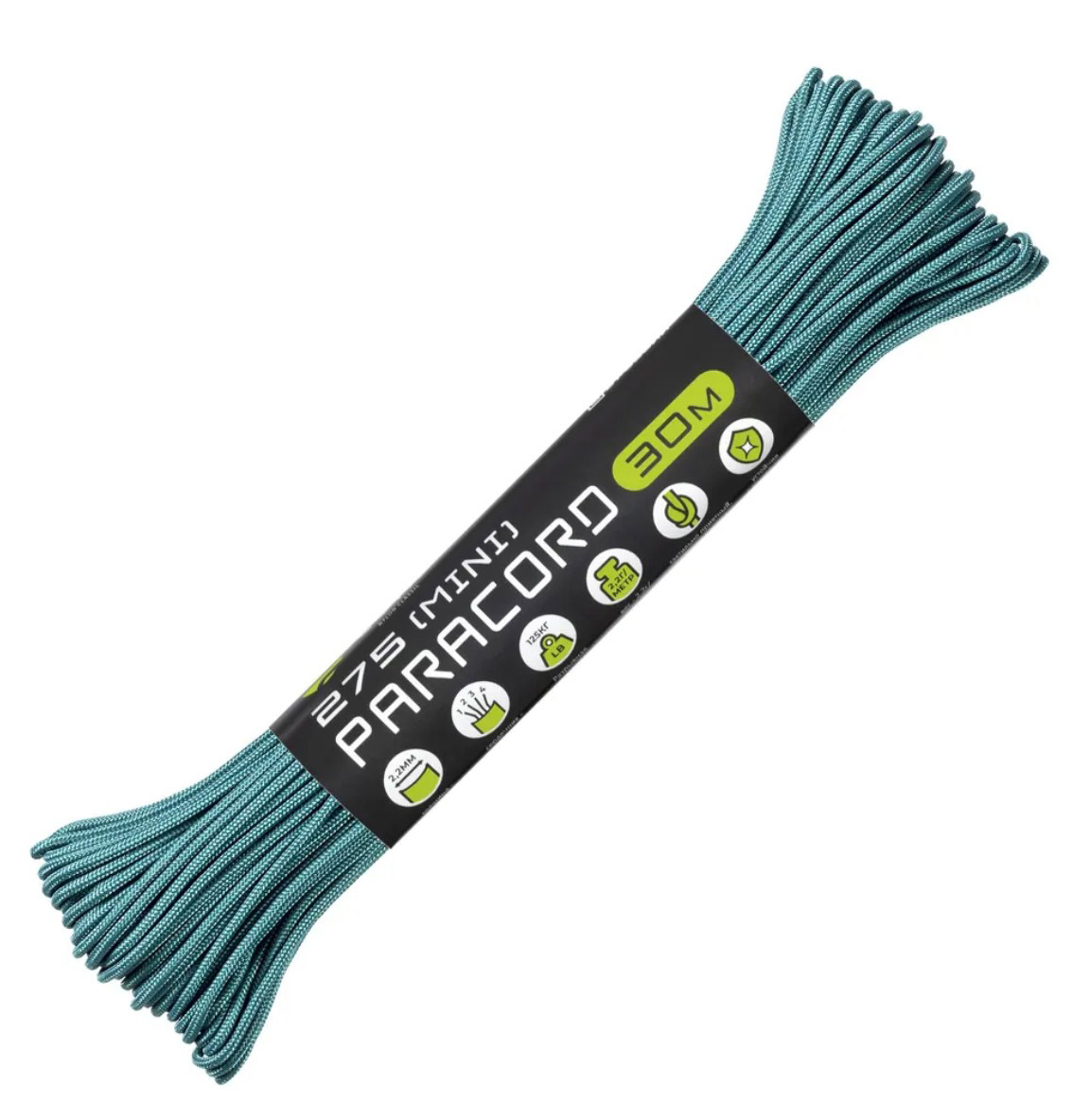 

Паракорд 275 CORD 30м (aquamarine), Зеленый, УТ-00071684