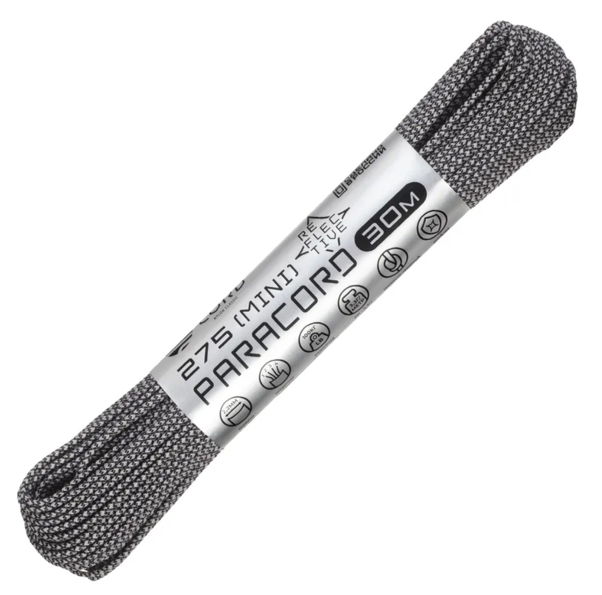 

Паракорд 275 CORD 30м (black snake), Черный, УТ-00071685
