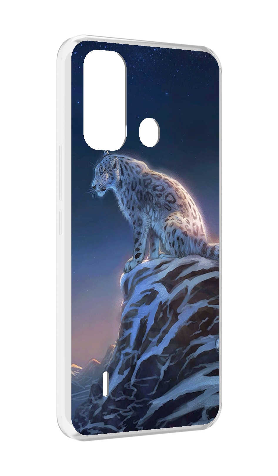 

Чехол MyPads Одинокий-Барс для ITEL A49 / A58 / A58 Pro, Прозрачный, Tocco