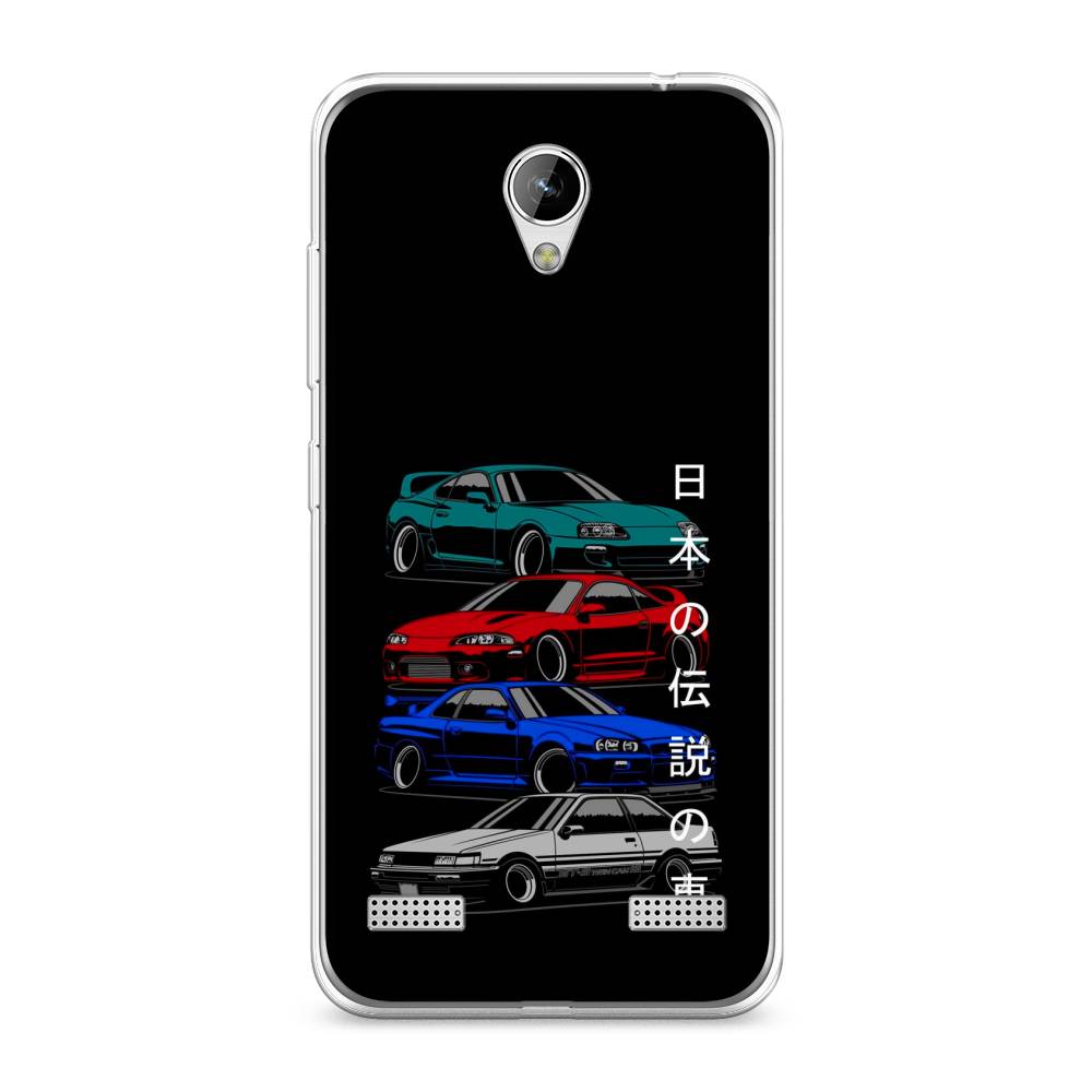 

Чехол Awog на ZTE Blade A520 / ЗТЕ Блэйд A520 "JDM Legend cars", 132050-5