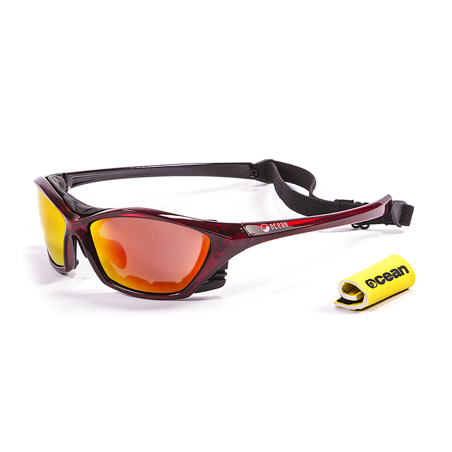 

Спортивные солнцезащитные очки унисекс Ocean Sunglasses Lake Garda красно-оранжевые, Lake Garda