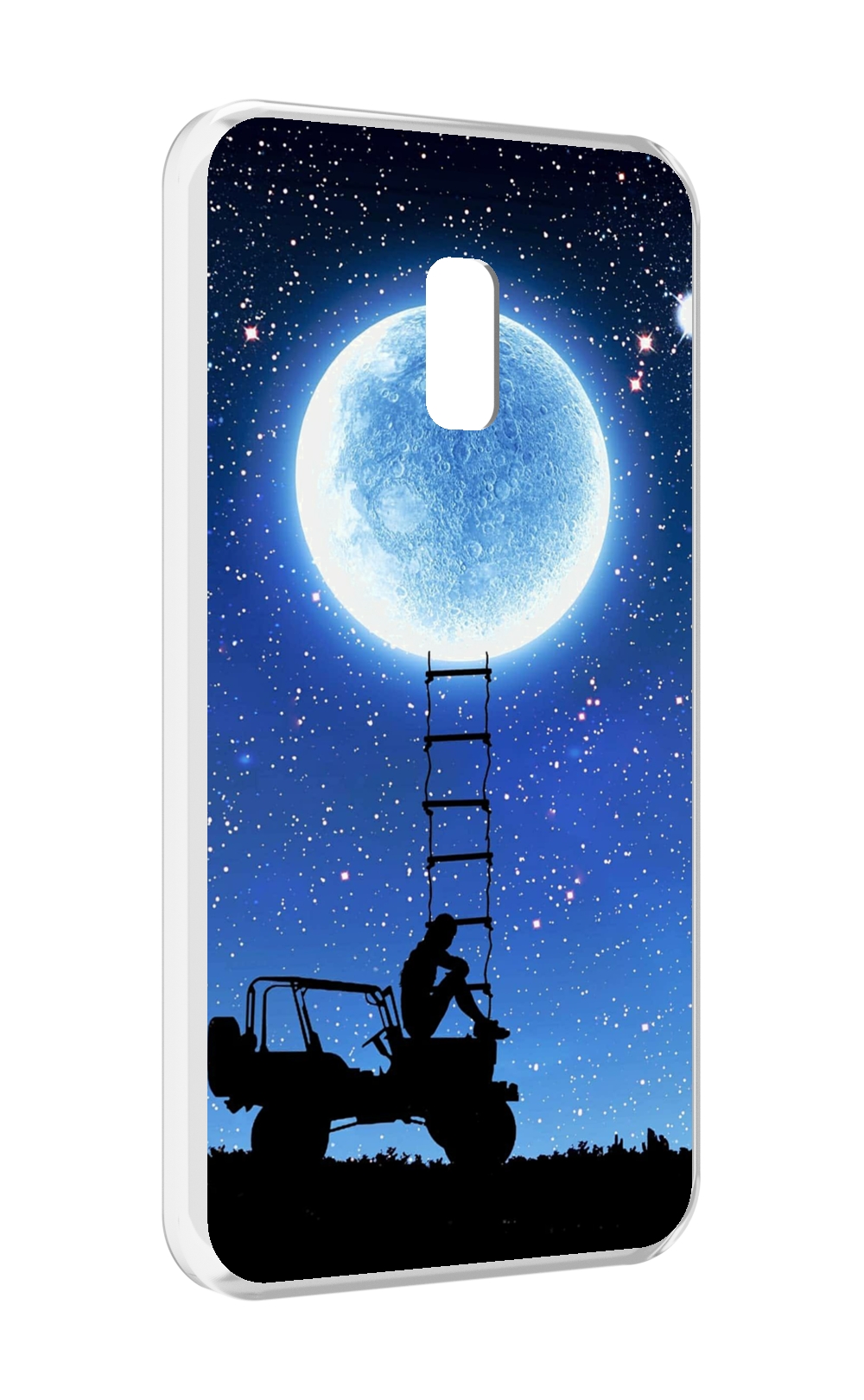 

Чехол MyPads Машина-на-лун для Meizu 15, Прозрачный, Tocco