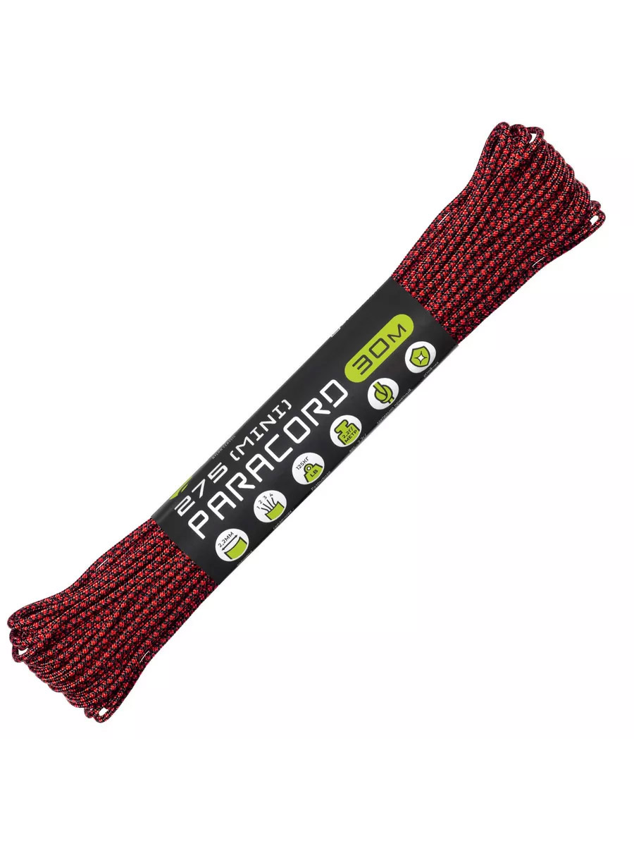 

Паракорд 275 CORD 30м (red snake), Красный, УТ-00071696