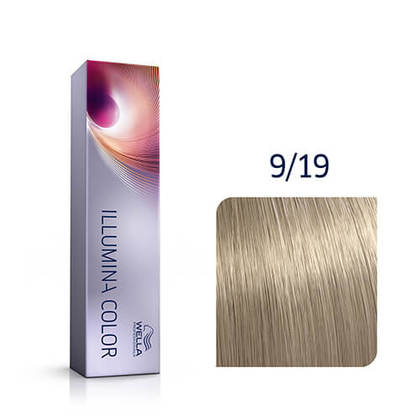 Wella Крем-краска Illumina Color 919 Очень светлый блонд пепельный сандре 60мл 1480₽