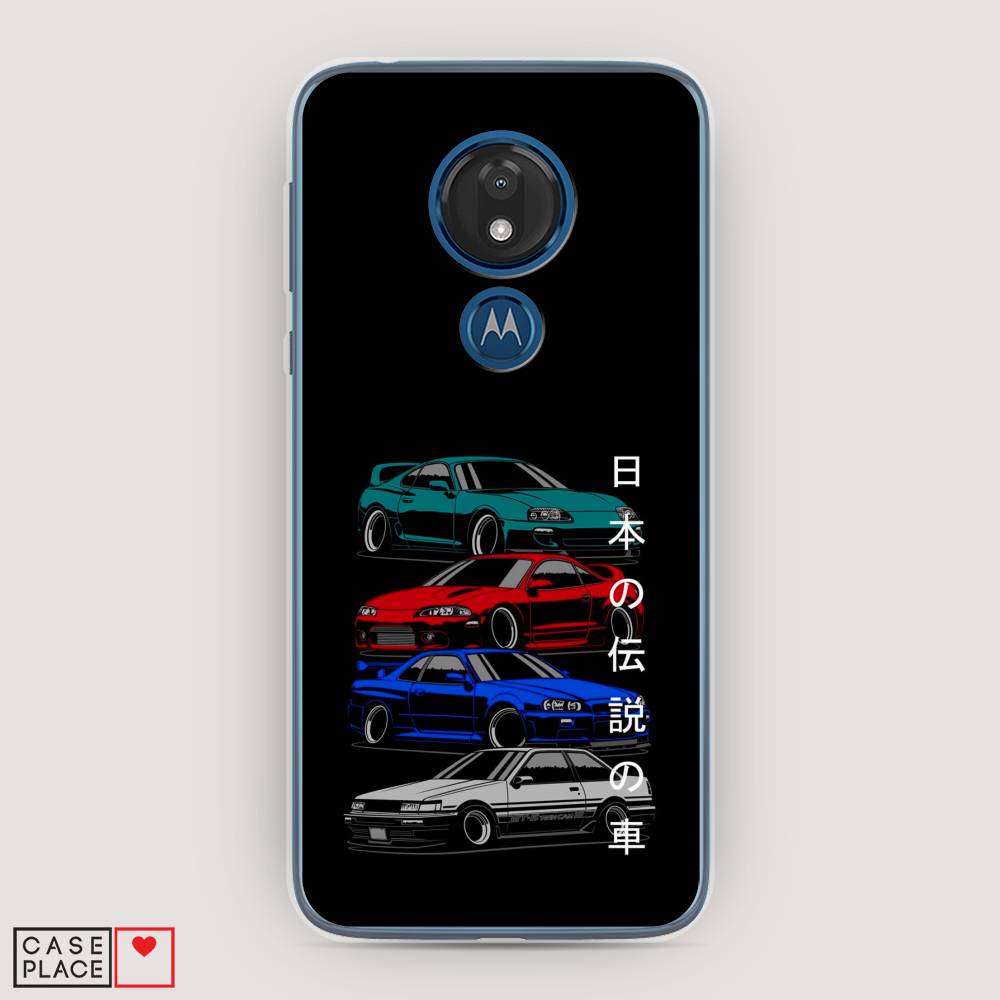 

Чехол Awog на Motorola Moto G7 / Моторола Мото G7 "JDM Legend cars", Разноцветный, 241150-5