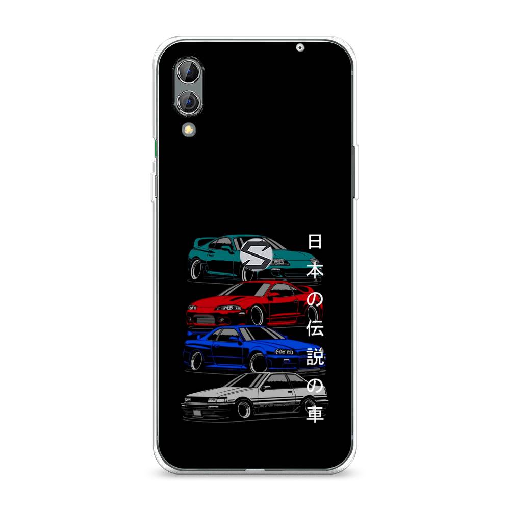 

Чехол Awog на Xiaomi Black Shark 2 "JDM Legend cars", Разноцветный, 36350-5