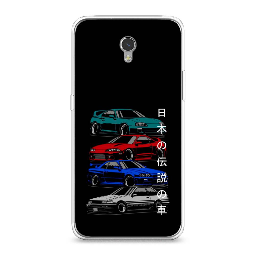 

Чехол Awog на ZTE Blade V7 / ЗТЕ Блэйд V7 "JDM Legend cars", Разноцветный, 131150-5