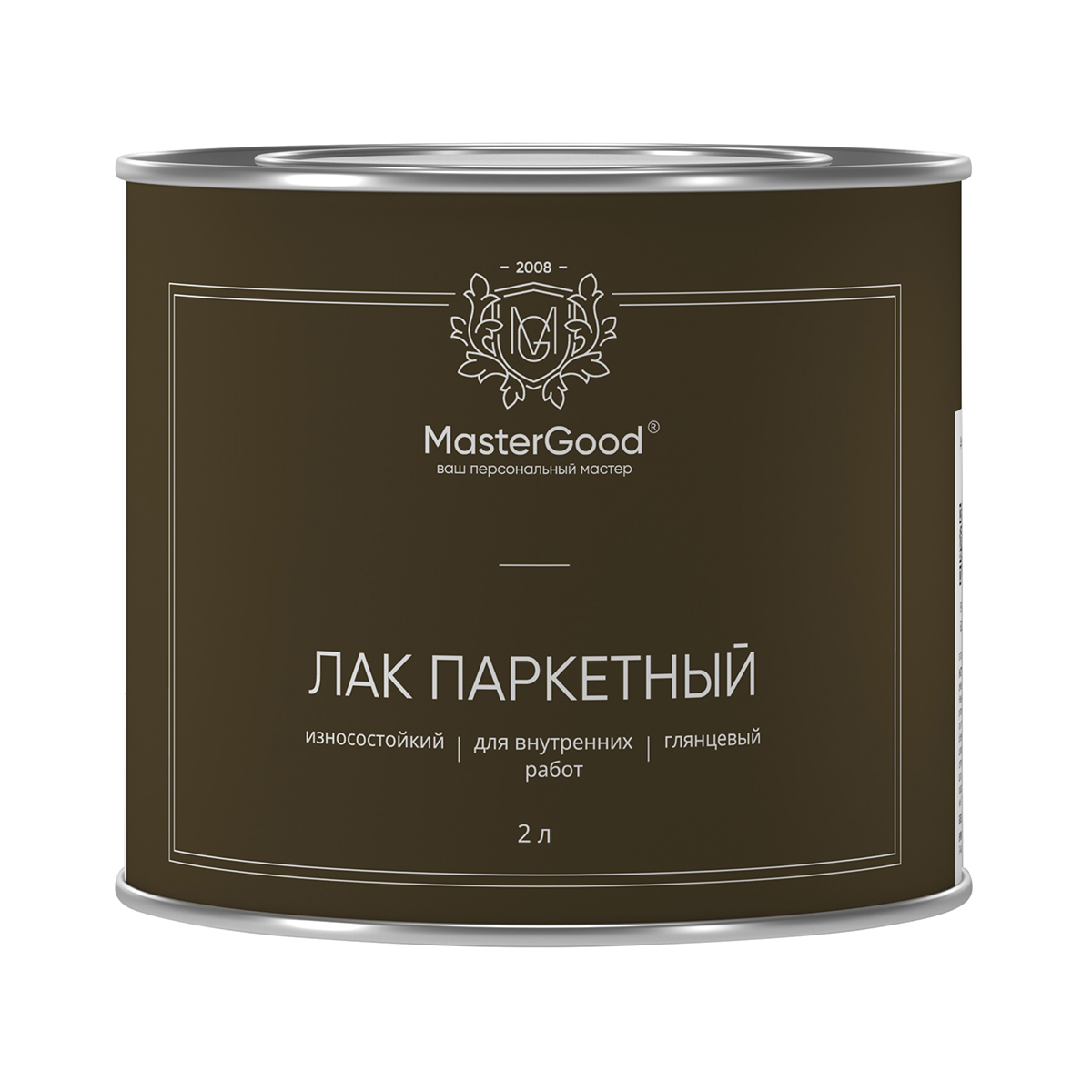 Лак паркетный MasterGood ПФ-231, глянцевый, 2 л воск для фактурных покрытий decoro lucido cera глянцевый 1кг