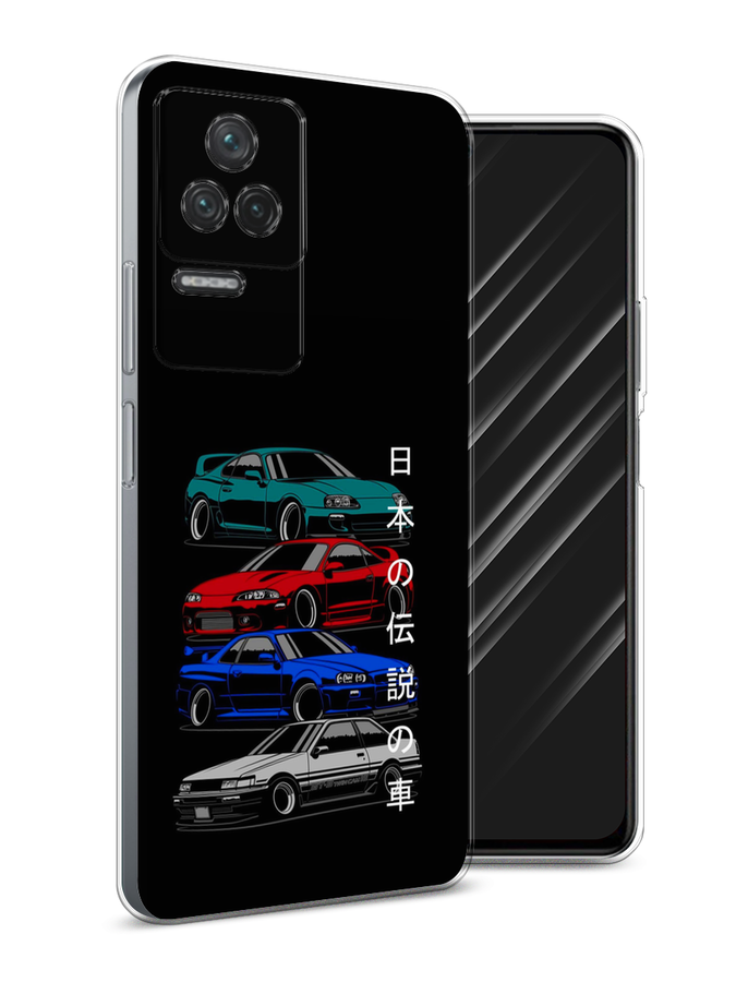 

Чехол Awog на Xiaomi Redmi K40S "JDM Legend cars", Разноцветный, 314650-5