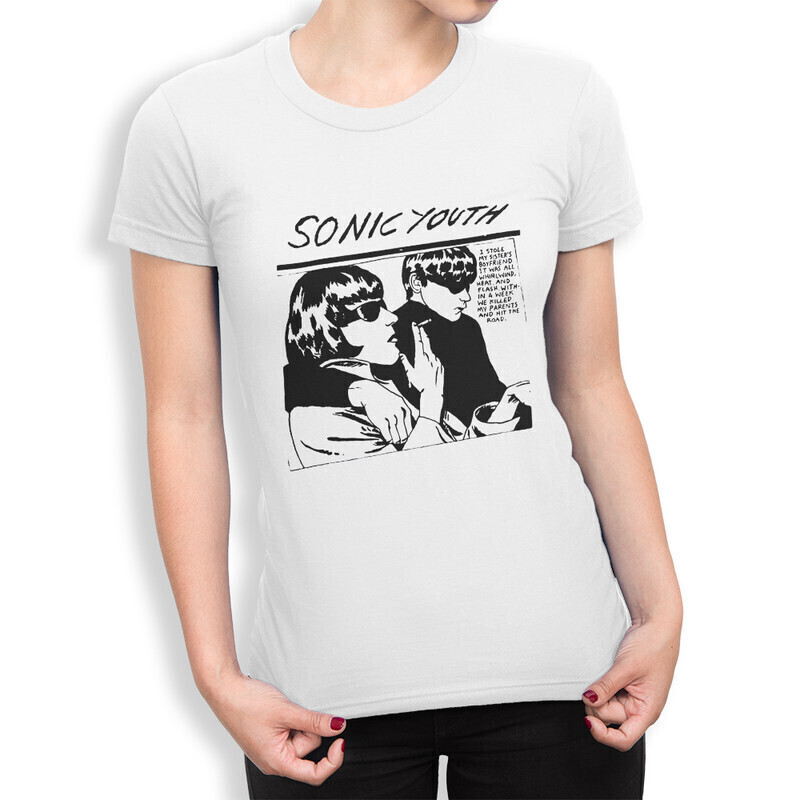 

Футболка женская Dream Shirts Sonic Youth 10004081 белая M, Sonic Youth 10004081