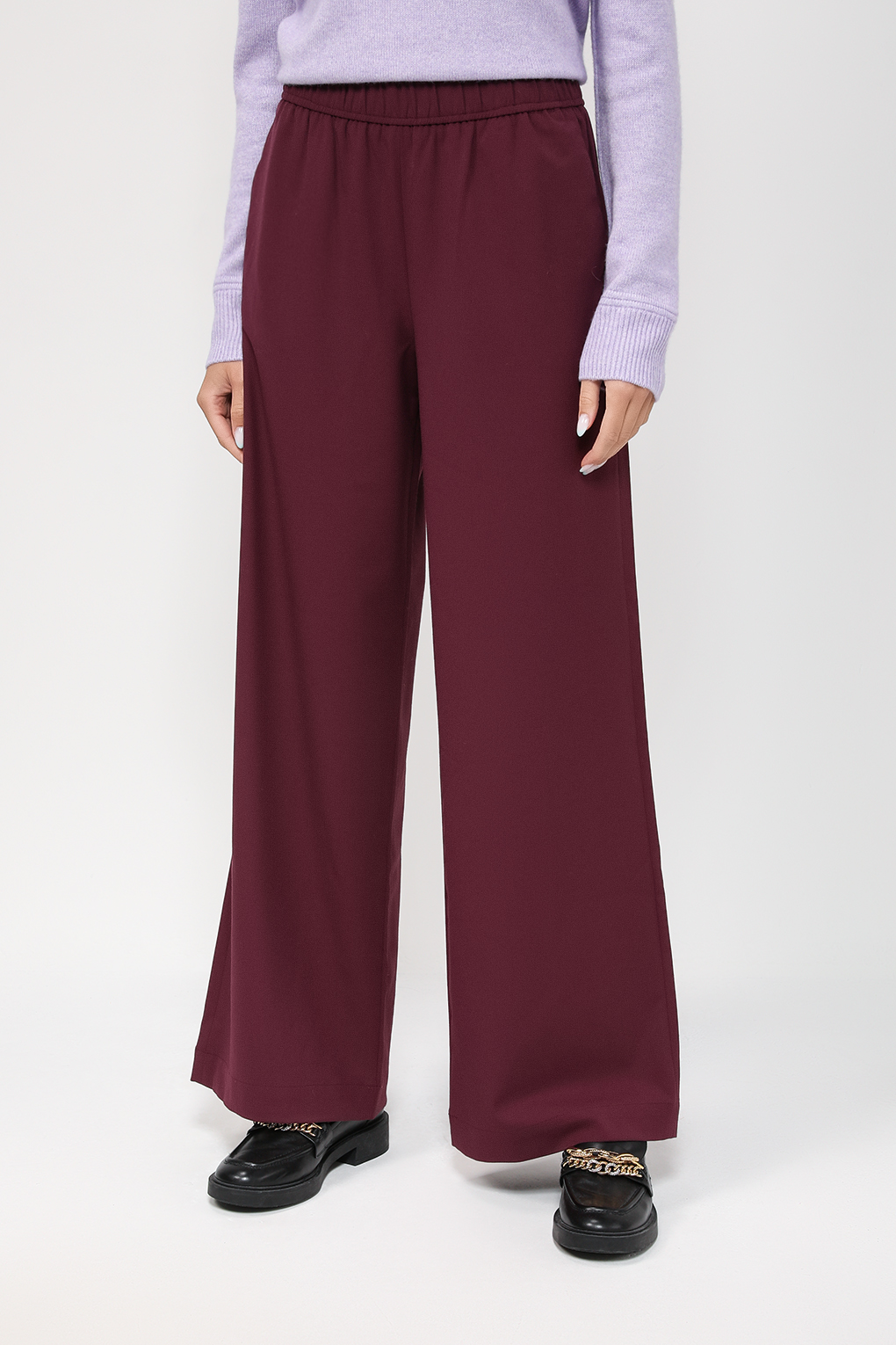 

Брюки женские Esprit Collection 083EO1B301 фиолетовые 38, Фиолетовый, 083EO1B301