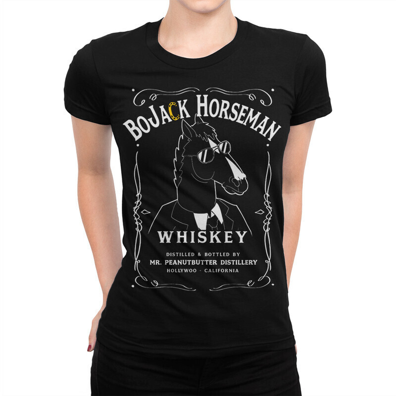 

Футболка женская Dream Shirts BoJack Horseman 10004111 черная L, BoJack Horseman 10004111