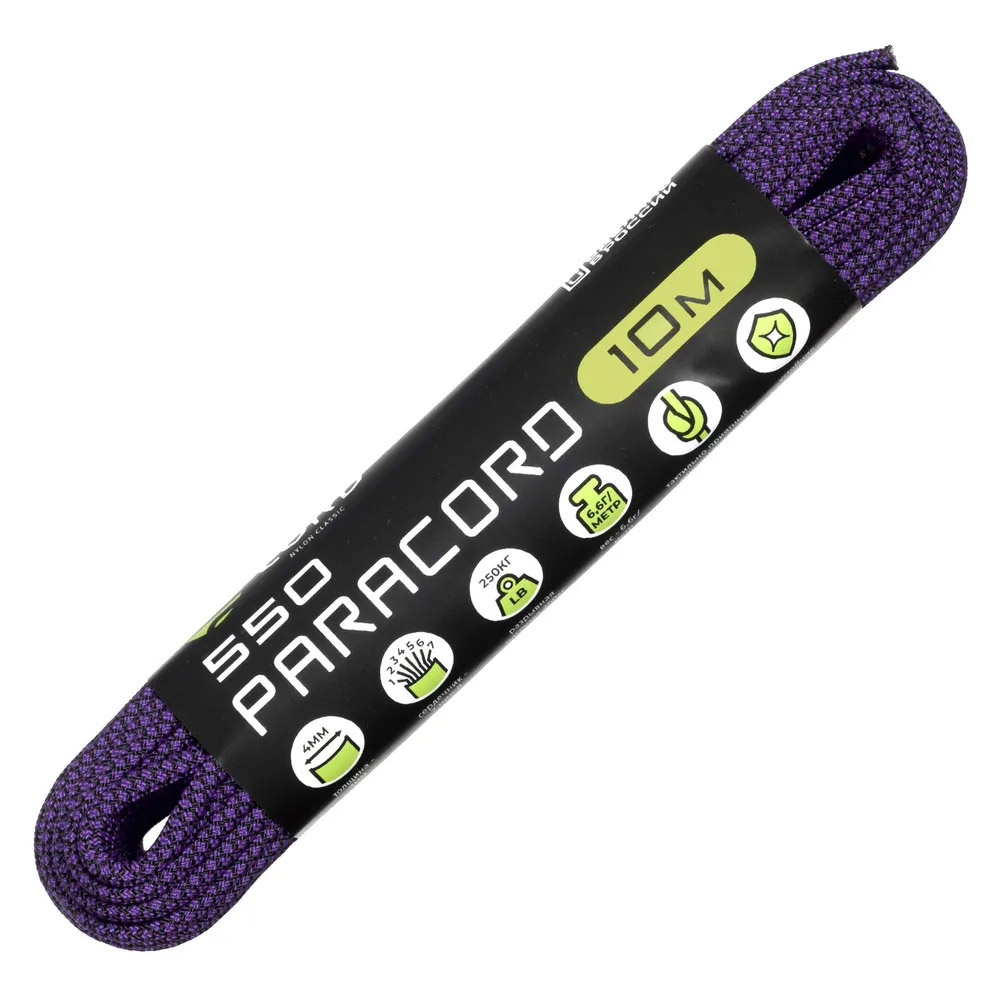 

Паракорд 550 Cord 10м (purple snake), Зеленый, УТ-00071732