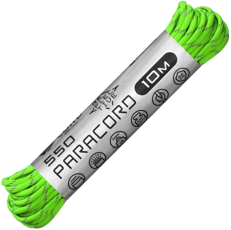 

Паракорд 550 Cord 10м световозвращающий (lime), Зеленый, УТ-00071742