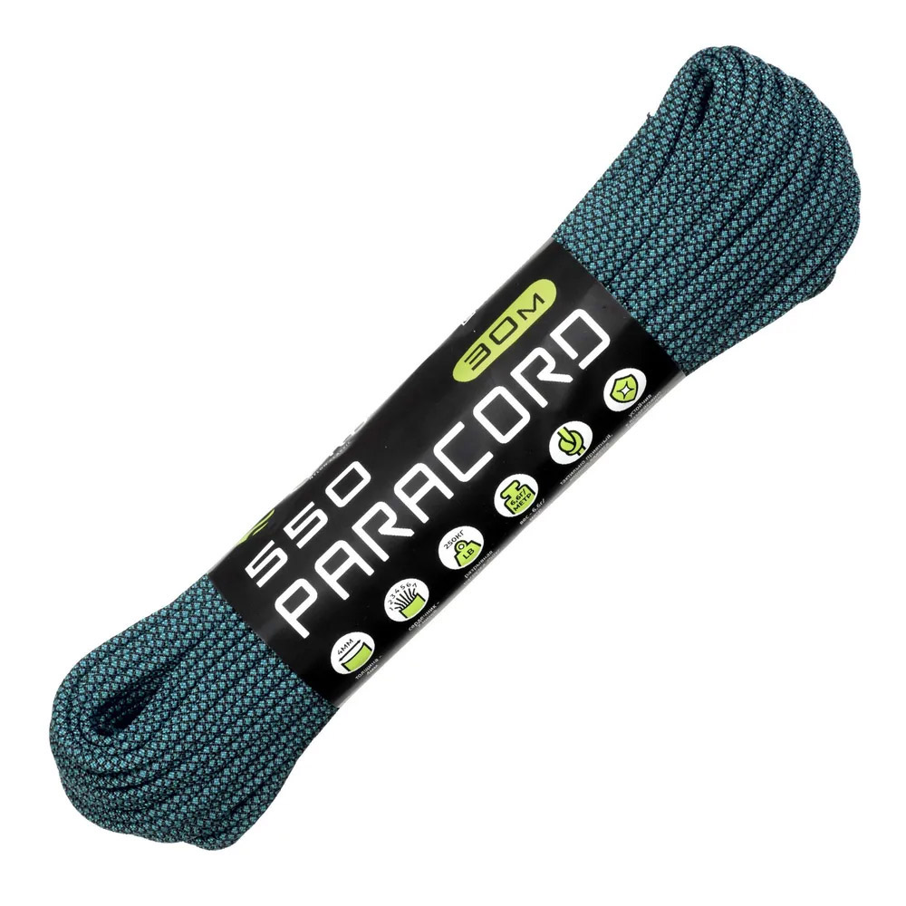 

Паракорд 550 Cord 30м (aquamarine snake), Зеленый, УТ-00071747