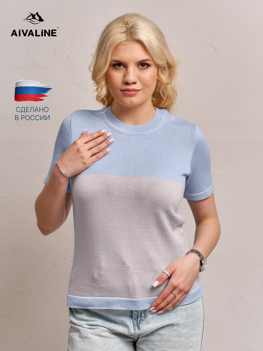 

Джемпер женский AIVALINE Мирра голубой 46-48 RU, Мирра