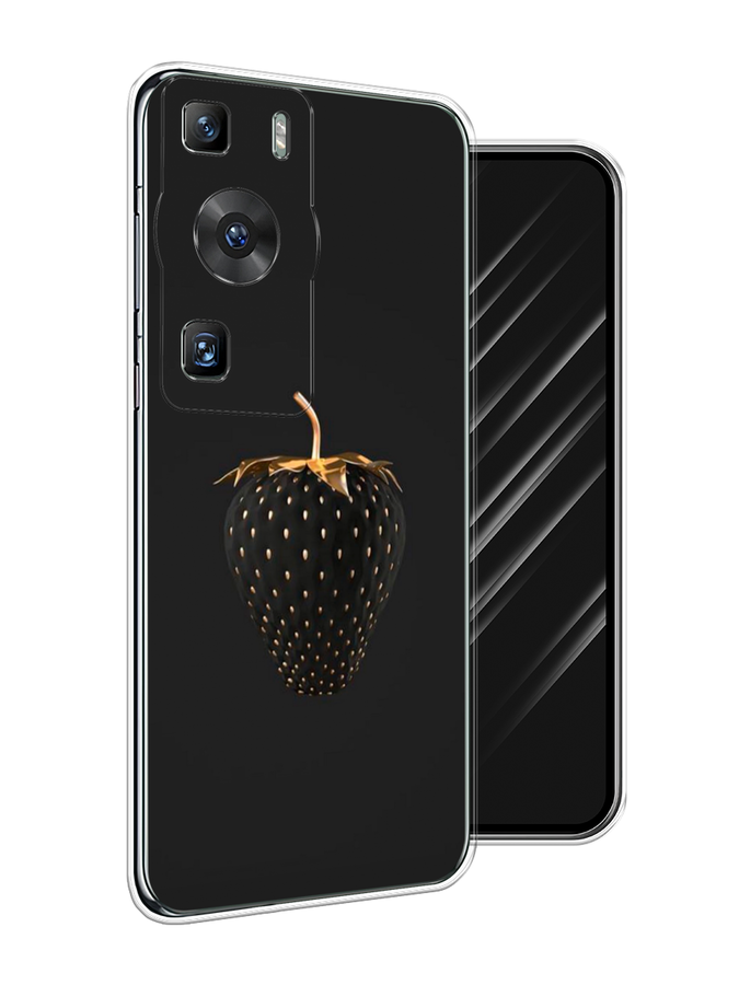 

Чехол Awog на Huawei P60/P60 Pro "Черно-золотая клубника", Черный;золотистый, 6121150-10