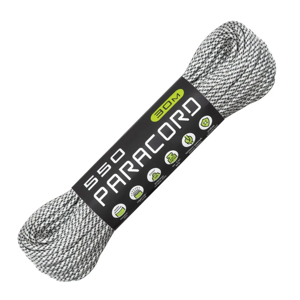 

Паракорд 550 Cord 30м (arctic camo), Зеленый, УТ-00071749
