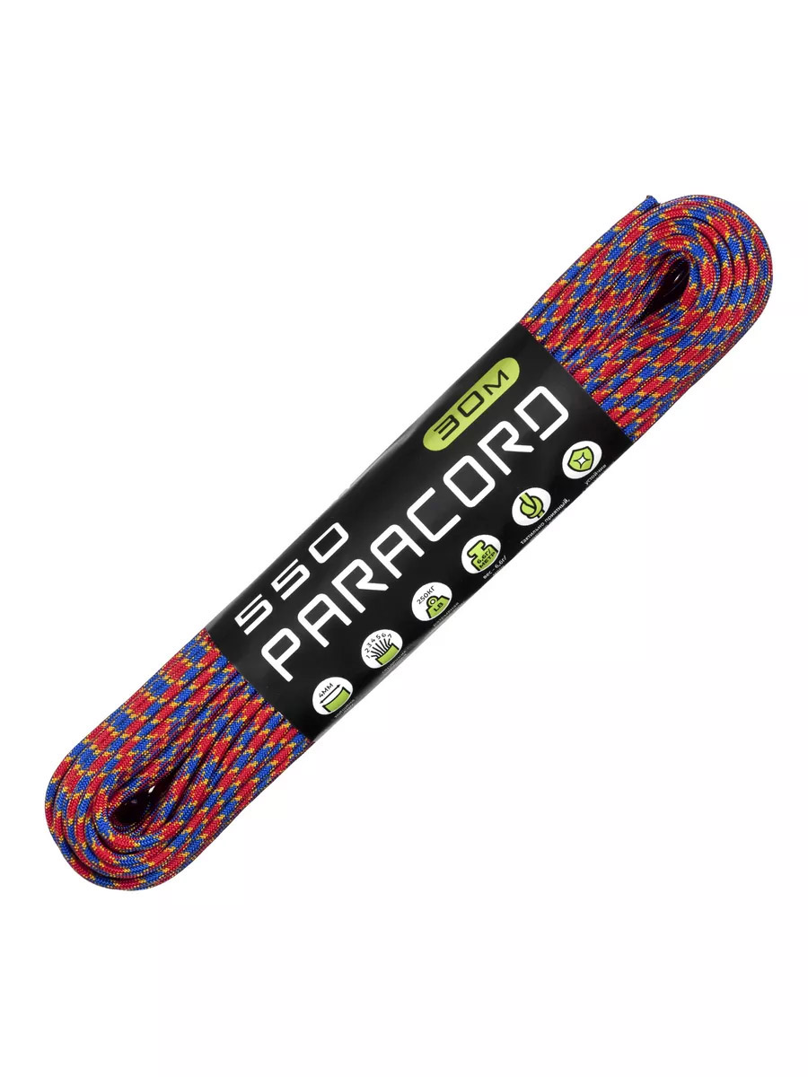 

Паракорд 550 Cord 30м (barcelona), Красный;синий, УТ-00071750