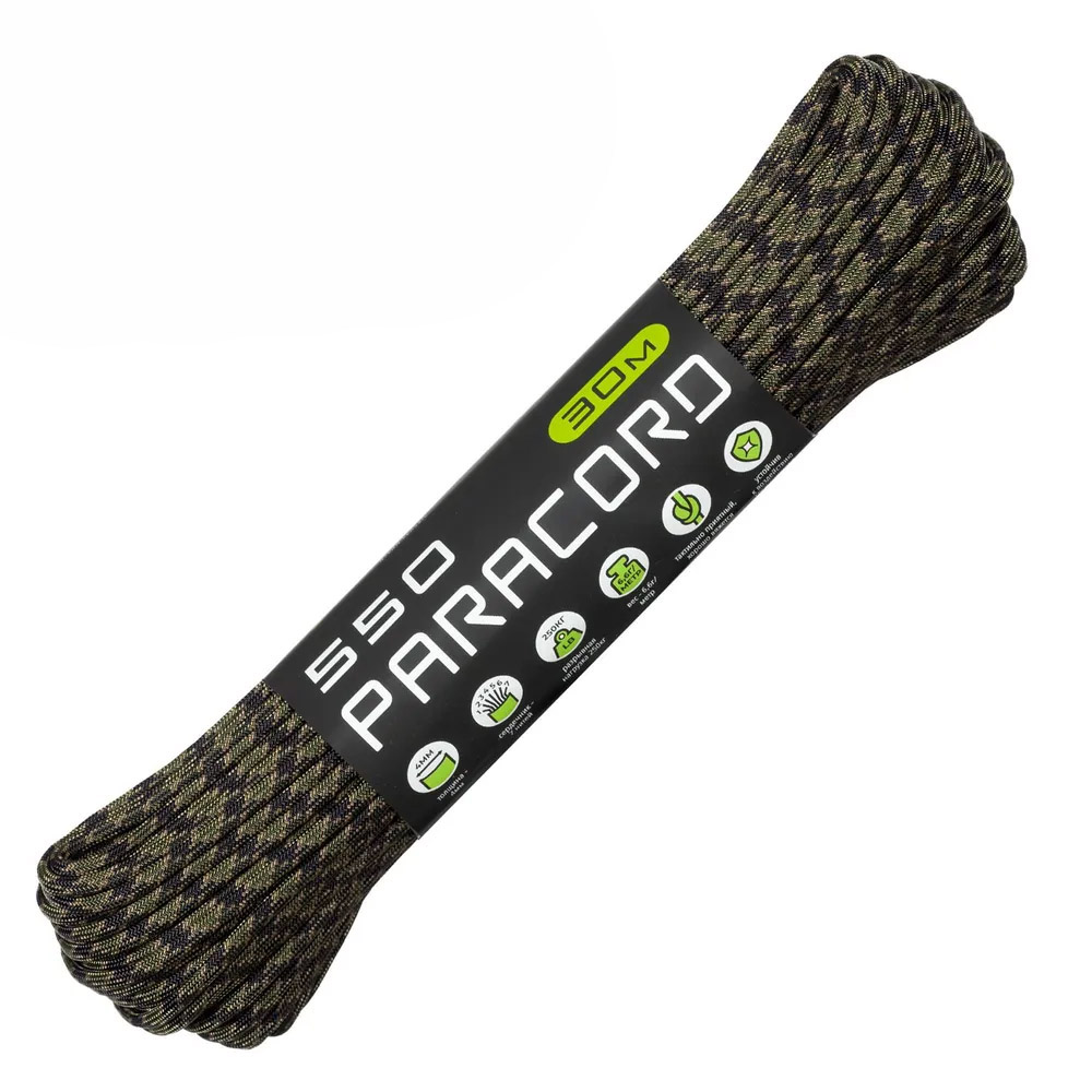 

Паракорд 550 Cord 30м (forest camo), Зеленый, УТ-00071757